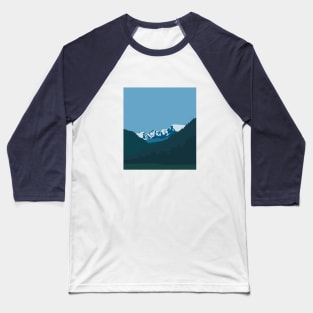 Winter rock picks, minimalism in nature. Baseball T-Shirt